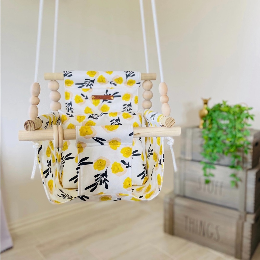 Handmade infant swing